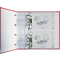 LEITZ Plastik-Doppelordner, fr 2 x A5 quer, 75 mm, rot