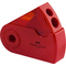 FABER-CASTELL Doppelspitzdose SLEEVE, rot/blau