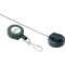 DURABLE Ausweishalter mit Karabinerhaken, anthrazit