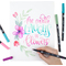 Tombow Doppelfasermaler "ABT DUAL BRUSH PEN", Pastellfarben