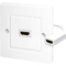 LogiLink Anschlussdose, 1 x HDMI, geschirmt, wei