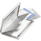 DURABLE Visitenkarten-Etui BUSINESS CARD BOX DUO, mattsilber