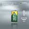 VARTA NiMH Akku "RECHARGE ACCU Power", E-Block (6F22)
