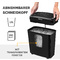 Fellowes Aktenvernichter Powershred 6M, schwarz, Partikel