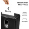 Fellowes Aktenvernichter Powershred P-30C, schwarz, Partikel