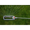 Bradas Viereckregner WHITE LINE, 18 Düsen, grau/orange