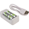 ANSMANN Ladegerät "Basic II", mit 2 x AA Akkus 1.300 mAh
