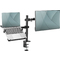 DIGITUS Universal Monitorarm mit Notebookhalterung, schwarz