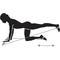 SCHILDKRÖT Fitnessstab Gymnastics Stick, silber/schwarz