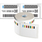 DYMO LabelWriter-Warenrotations-Etiketten, 54 x 70 mm, wei