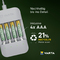 VARTA Ladegerät Eco Charger Pro Recycled, inkl. 4x Micro AAA