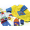 EBERHARD FABER Malschürze Mini Kids, gelb/blau