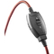 hama Stereo Headset "HS-USB400 V2", mit Mikrofon,schwarz/rot