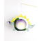 folia Laternen-Bastelset SUPER DINOS, metallic-grn