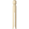 folia Retro-Klammern, Lnge: 110 mm, Birkenholz, Jumbopack