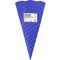 folia Schultten-Zuschnitt, 3D-Wellpappe, 6-eckig, blau