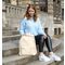 EBERHARD FABER Freizeit-Rucksack, aus Cord, beige