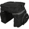 FISCHER Fahrrad-Gepäckträgertasche, 3-fach, schwarz