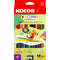 Kores Buntstifte Kolores JUMBO DUO, 12er Karton-Etui