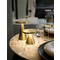 APS Akku LED-Tischleuchte CONE, gold