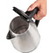 CLATRONIC Wasserkocher WKS 3830, kabellos, 1,7 L, Edelstahl