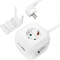 LogiLink Steckdosenwrfel, 4-fach + 2x USB, wei