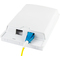 LogiLink LWL Kupplung-Set, 2x LC Duplex, ohne Flansch, blau