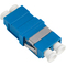 LogiLink LWL Kupplung-Set, 2x LC Duplex, ohne Flansch, blau