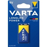 VARTA alkaline Batterie longlife Power, e-block (9V/6LR61)