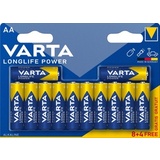 VARTA alkaline Batterie longlife Power, mignon AA, Sparpack