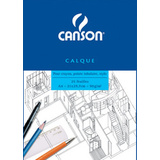 CANSON Transparentpapierblock, din A4, 90/95 g/qm, 25 Blatt