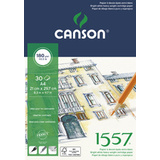 CANSON skizzenblock 1557, din A4, 180 g/qm, rein wei