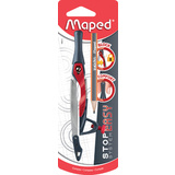 Maped zirkel Stop system mit Adapterring, rot, Blister