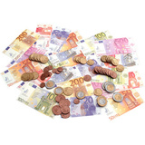 Wonday Spielgeld, 65 geldscheine & 80 Mnzen, im Polybeutel