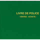 ELVE registre "Livre de police mtaux prcieux", 200 pages