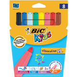 BIC kids Fasermaler visacolor XL ecolutions, 8er Kartonetui