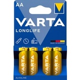 VARTA alkaline Batterie Longlife, mignon (AA/LR6)