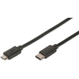 DIGITUS usb 2.0 Kabel, usb-c - micro USB-B Stecker, 1,8 m
