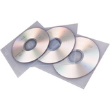 proOFFICE CD-/DVD-Hlle, fr 1 CD/DVD, PP, transparent