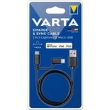 VARTA ladekabel & datenkabel 2in1 micro USB/MFI Lightning