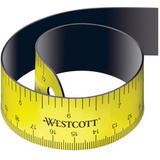 WESTCOTT Flachlineal, Lnge: 300 mm, flexibel, magnetisch