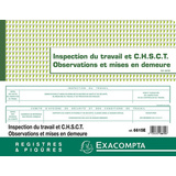 EXACOMPTA Geschftsbuch "Inspection du travail"