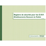 EXACOMPTA Piqre "Registre de scurit pour les E.R.P."