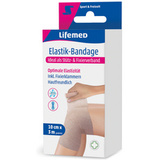 Lifemed Elastik-Bandage, hautfarben, 100 mm x 3,0 m
