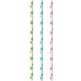 PAPSTAR papier-trinkhalm "Dots", 200 mm, farbig sortiert