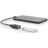 DIGITUS usb 2.0 Adapterkabel, micro USB-B - USB-A, 0,15 m