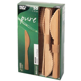 PAPSTAR bambus-messer "pure", Lnge: 170 mm, 50er