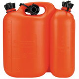 cartrend Kraftstoff-Doppelkanister, 5,5 l + 3 l, orangerot