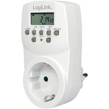 LogiLink digitale Zeitschaltuhr, IP20, wei
