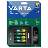 VARTA Ladegert lcd Ultra fast Charger+, inkl. 4x Mignon